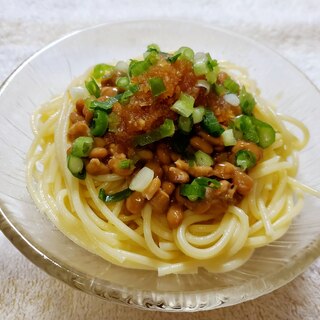 納豆おろしパスタ